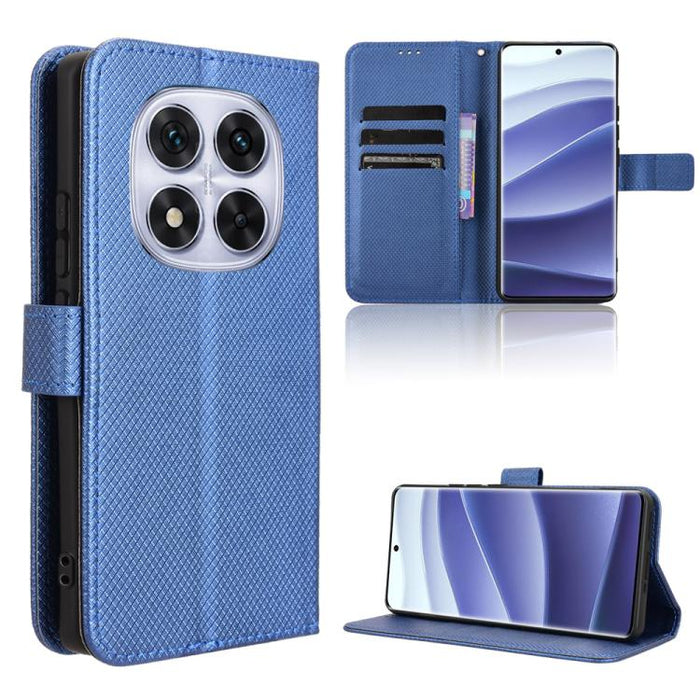 Funda de cuero para teléfono con textura de diamante, For Redmi K80 Ultra, For Redmi A5 4G 173.3mm, For Redmi Note 14 4G 164.84mm EU Version, For Redmi Turbo 4 Pro 5G, For Redmi K80 / K80 Pro, For Redmi Note 14 Pro 4G, For Redmi Note 14 4G Global 163.2...