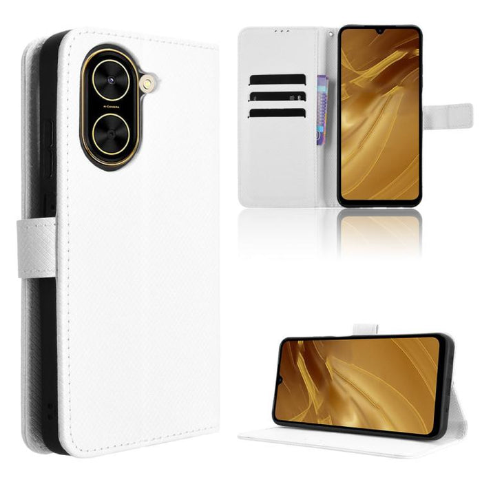 Funda de cuero para teléfono con textura de diamante, For Redmi K80 Ultra, For Redmi A5 4G 173.3mm, For Redmi Note 14 4G 164.84mm EU Version, For Redmi Turbo 4 Pro 5G, For Redmi K80 / K80 Pro, For Redmi Note 14 Pro 4G, For Redmi Note 14 4G Global 163.2...