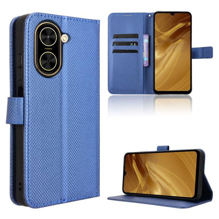 Funda de cuero para teléfono con textura de diamante, For Redmi K80 Ultra, For Redmi A5 4G 173.3mm, For Redmi Note 14 4G 164.84mm EU Version, For Redmi Turbo 4 Pro 5G, For Redmi K80 / K80 Pro, For Redmi Note 14 Pro 4G, For Redmi Note 14 4G Global 163.2...