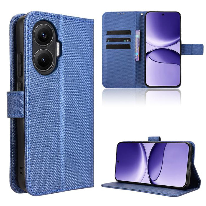 Funda de cuero para teléfono con textura de diamante, For Redmi K80 Ultra, For Redmi A5 4G 173.3mm, For Redmi Note 14 4G 164.84mm EU Version, For Redmi Turbo 4 Pro 5G, For Redmi K80 / K80 Pro, For Redmi Note 14 Pro 4G, For Redmi Note 14 4G Global 163.2...