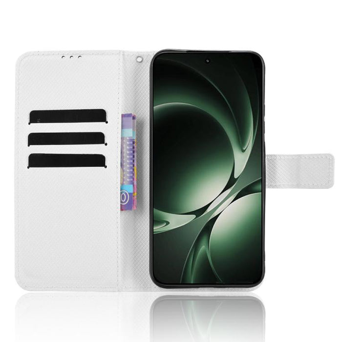 Funda de cuero para teléfono con textura de diamante, For Redmi K80 Ultra, For Redmi A5 4G 173.3mm, For Redmi Note 14 4G 164.84mm EU Version, For Redmi Turbo 4 Pro 5G, For Redmi K80 / K80 Pro, For Redmi Note 14 Pro 4G, For Redmi Note 14 4G Global 163.2...