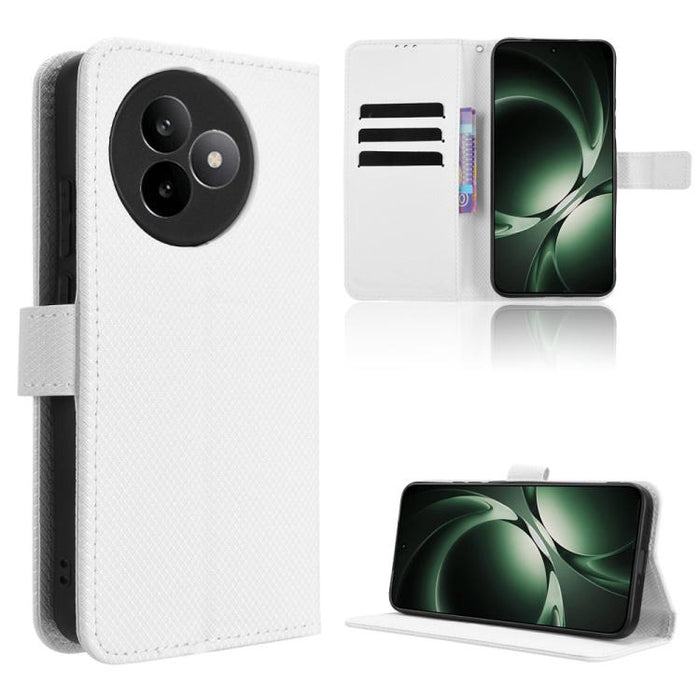 Funda de cuero para teléfono con textura de diamante, For Redmi K80 Ultra, For Redmi A5 4G 173.3mm, For Redmi Note 14 4G 164.84mm EU Version, For Redmi Turbo 4 Pro 5G, For Redmi K80 / K80 Pro, For Redmi Note 14 Pro 4G, For Redmi Note 14 4G Global 163.2...