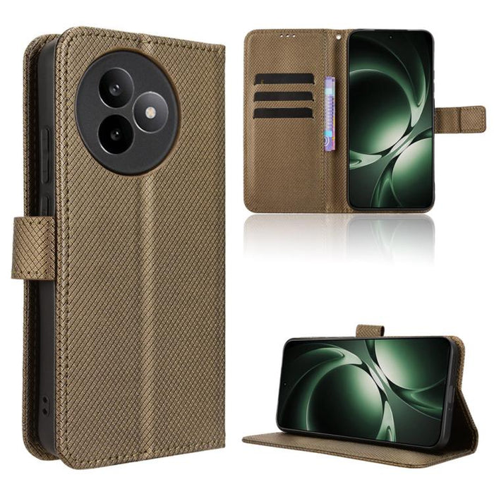 Funda de cuero para teléfono con textura de diamante, For Redmi K80 Ultra, For Redmi A5 4G 173.3mm, For Redmi Note 14 4G 164.84mm EU Version, For Redmi Turbo 4 Pro 5G, For Redmi K80 / K80 Pro, For Redmi Note 14 Pro 4G, For Redmi Note 14 4G Global 163.2...