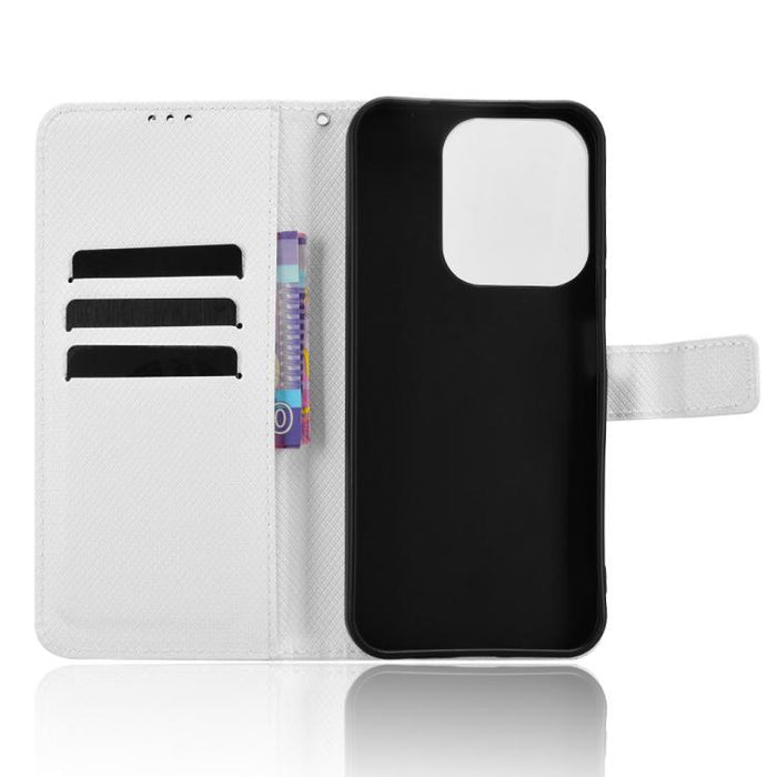 Funda de cuero para teléfono con textura de diamante, For Redmi K80 Ultra, For Redmi A5 4G 173.3mm, For Redmi Note 14 4G 164.84mm EU Version, For Redmi Turbo 4 Pro 5G, For Redmi K80 / K80 Pro, For Redmi Note 14 Pro 4G, For Redmi Note 14 4G Global 163.2...