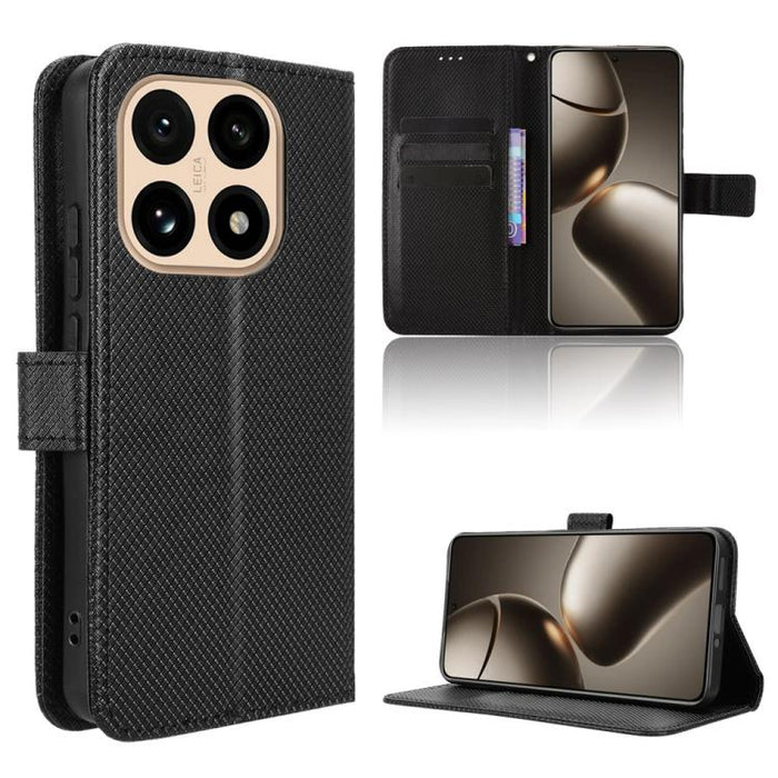 Funda de cuero para teléfono con textura de diamante, For Redmi A7 Pro 171mm / Poco C85x 5G, For Redmi 15a 5G / R70 5G / R70m 5G, For Xiaomi 17T 5G, For Redmi Turbo 5 Max 5G / Poco X8 Pro Max, For Redmi Turbo 5 5G / Poco X8 Pro                         ...