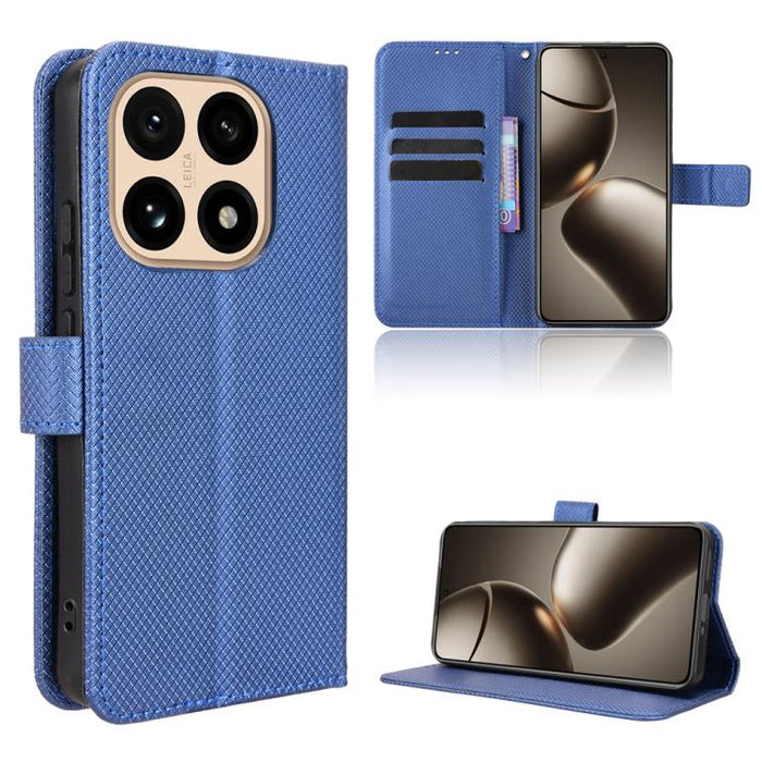 Funda de cuero para teléfono con textura de diamante, For Redmi K80 Ultra, For Redmi A5 4G 173.3mm, For Redmi Note 14 4G 164.84mm EU Version, For Redmi Turbo 4 Pro 5G, For Redmi K80 / K80 Pro, For Redmi Note 14 Pro 4G, For Redmi Note 14 4G Global 163.2...