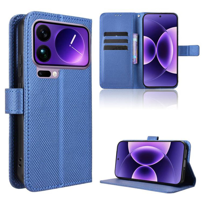 Funda de cuero para teléfono con textura de diamante, For Redmi A7 Pro 171mm / Poco C85x 5G, For Redmi 15a 5G / R70 5G / R70m 5G, For Xiaomi 17T 5G, For Redmi Turbo 5 Max 5G / Poco X8 Pro Max, For Redmi Turbo 5 5G / Poco X8 Pro                         ...