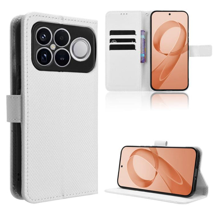 Funda de cuero para teléfono con textura de diamante, For Redmi A7 Pro 171mm / Poco C85x 5G, For Redmi 15a 5G / R70 5G / R70m 5G, For Xiaomi 17T 5G, For Redmi Turbo 5 Max 5G / Poco X8 Pro Max, For Redmi Turbo 5 5G / Poco X8 Pro                         ...