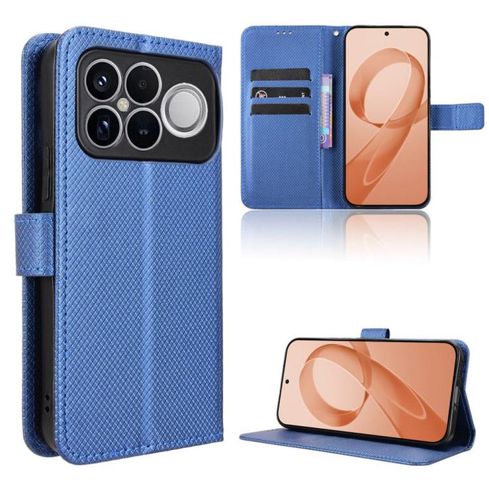 Funda de cuero para teléfono con textura de diamante, For Redmi A7 Pro 171mm / Poco C85x 5G, For Redmi 15a 5G / R70 5G / R70m 5G, For Xiaomi 17T 5G, For Redmi Turbo 5 Max 5G / Poco X8 Pro Max, For Redmi Turbo 5 5G / Poco X8 Pro                         ...