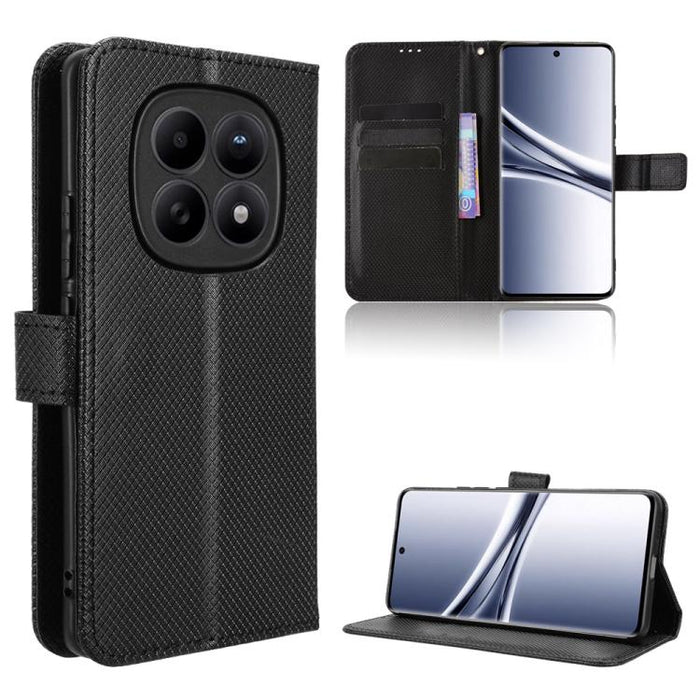 Funda de cuero para teléfono con textura de diamante, For Redmi A7 Pro 171mm / Poco C85x 5G, For Redmi 15a 5G / R70 5G / R70m 5G, For Xiaomi 17T 5G, For Redmi Turbo 5 Max 5G / Poco X8 Pro Max, For Redmi Turbo 5 5G / Poco X8 Pro                         ...