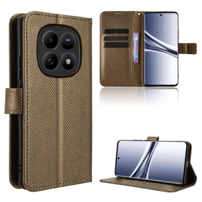 Funda de cuero para teléfono con textura de diamante, For Redmi A7 Pro 171mm / Poco C85x 5G, For Redmi 15a 5G / R70 5G / R70m 5G, For Xiaomi 17T 5G, For Redmi Turbo 5 Max 5G / Poco X8 Pro Max, For Redmi Turbo 5 5G / Poco X8 Pro                         ...