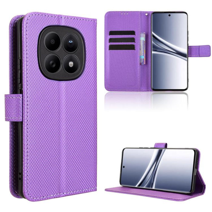 Funda de cuero para teléfono con textura de diamante, For Redmi A7 Pro 171mm / Poco C85x 5G, For Redmi 15a 5G / R70 5G / R70m 5G, For Xiaomi 17T 5G, For Redmi Turbo 5 Max 5G / Poco X8 Pro Max, For Redmi Turbo 5 5G / Poco X8 Pro                         ...