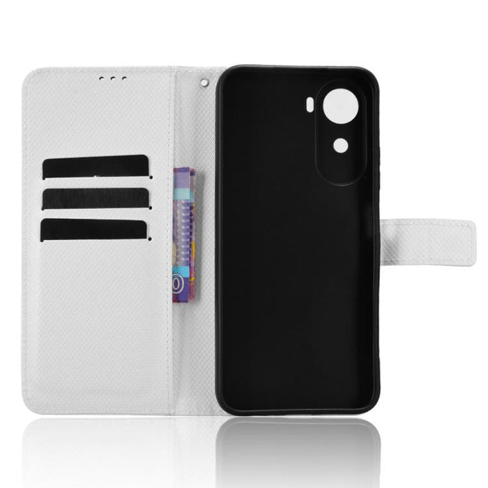 Funda de cuero para teléfono con textura de diamante, For Redmi A7 Pro 171mm / Poco C85x 5G, For Redmi 15a 5G / R70 5G / R70m 5G, For Xiaomi 17T 5G, For Redmi Turbo 5 Max 5G / Poco X8 Pro Max, For Redmi Turbo 5 5G / Poco X8 Pro                         ...