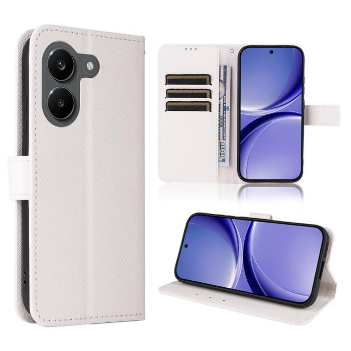 Funda de cuero para teléfono con textura de diamante, For Redmi A7 Pro 171mm / Poco C85x 5G, For Redmi 15a 5G / R70 5G / R70m 5G, For Xiaomi 17T 5G, For Redmi Turbo 5 Max 5G / Poco X8 Pro Max, For Redmi Turbo 5 5G / Poco X8 Pro                         ...