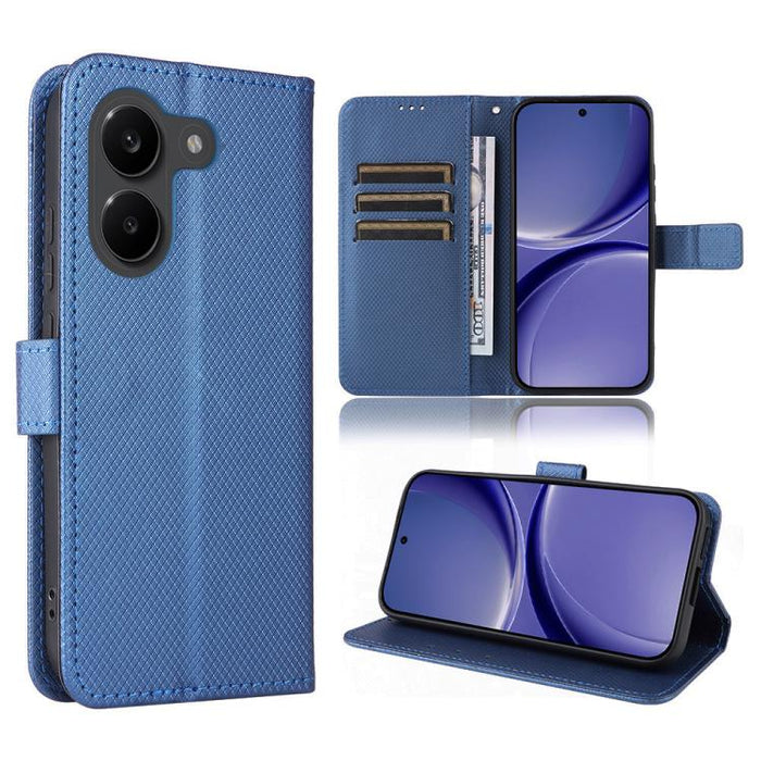 Funda de cuero para teléfono con textura de diamante, For Redmi A7 Pro 171mm / Poco C85x 5G, For Redmi 15a 5G / R70 5G / R70m 5G, For Xiaomi 17T 5G, For Redmi Turbo 5 Max 5G / Poco X8 Pro Max, For Redmi Turbo 5 5G / Poco X8 Pro                         ...