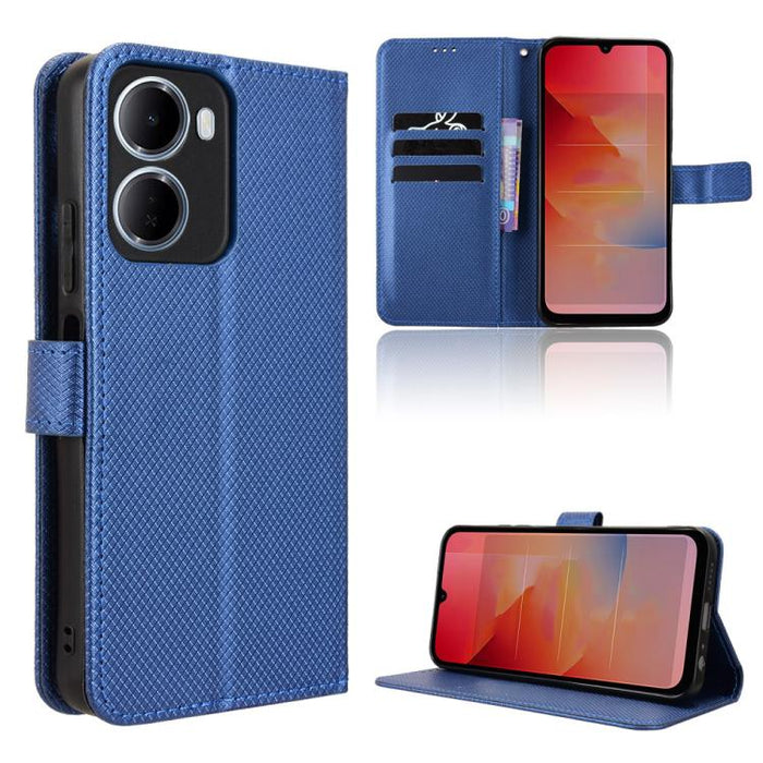 Funda de cuero para teléfono con textura de diamante, For Redmi A7 Pro 171mm / Poco C85x 5G, For Redmi 15a 5G / R70 5G / R70m 5G, For Xiaomi 17T 5G, For Redmi Turbo 5 Max 5G / Poco X8 Pro Max, For Redmi Turbo 5 5G / Poco X8 Pro                         ...
