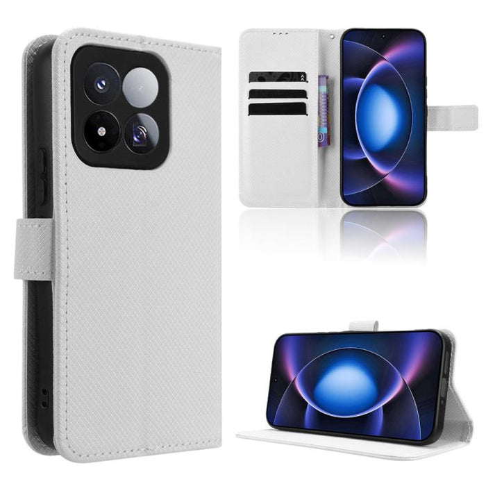 Funda de cuero para teléfono con textura de diamante, For Redmi A7 Pro 171mm / Poco C85x 5G, For Redmi 15a 5G / R70 5G / R70m 5G, For Xiaomi 17T 5G, For Redmi Turbo 5 Max 5G / Poco X8 Pro Max, For Redmi Turbo 5 5G / Poco X8 Pro                         ...