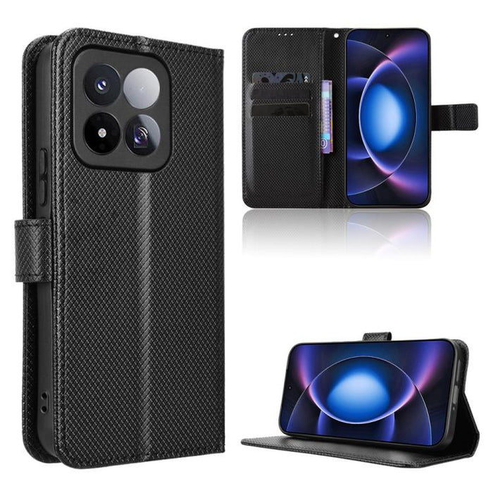 Funda de cuero para teléfono con textura de diamante, For Redmi A7 Pro 171mm / Poco C85x 5G, For Redmi 15a 5G / R70 5G / R70m 5G, For Xiaomi 17T 5G, For Redmi Turbo 5 Max 5G / Poco X8 Pro Max, For Redmi Turbo 5 5G / Poco X8 Pro                         ...