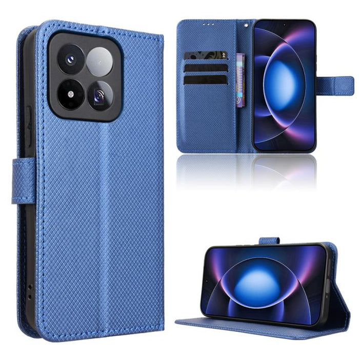 Funda de cuero para teléfono con textura de diamante, For Redmi A7 Pro 171mm / Poco C85x 5G, For Redmi 15a 5G / R70 5G / R70m 5G, For Xiaomi 17T 5G, For Redmi Turbo 5 Max 5G / Poco X8 Pro Max, For Redmi Turbo 5 5G / Poco X8 Pro                         ...
