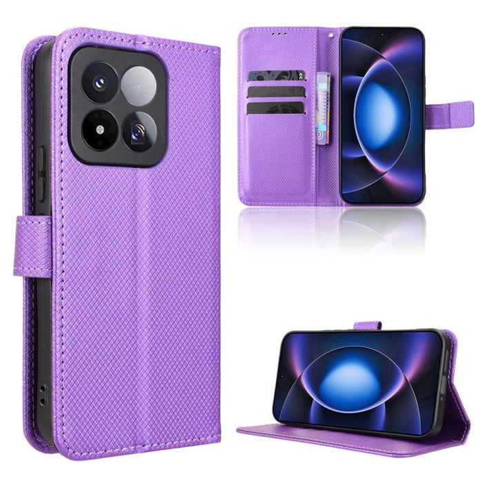 Funda de cuero para teléfono con textura de diamante, For Redmi A7 Pro 171mm / Poco C85x 5G, For Redmi 15a 5G / R70 5G / R70m 5G, For Xiaomi 17T 5G, For Redmi Turbo 5 Max 5G / Poco X8 Pro Max, For Redmi Turbo 5 5G / Poco X8 Pro                         ...