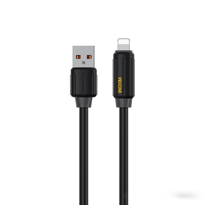 Cable de datos de carga rápida USB a 8 pines de 1 m y 12 W de silicona genuina elástica WK WDC-27i, WDC-27i