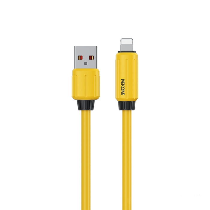 Cable de datos de carga rápida USB a 8 pines de 1 m y 12 W de silicona genuina elástica WK WDC-27i, WDC-27i