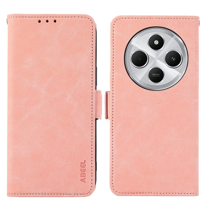 Funda de cuero para teléfono con tecnología RFID y imán esmerilado ABEEL, For Redmi K80 / K80 Pro, For Redmi Note 14 4G 164.84mm, For Redmi Turbo 4 Pro, For Redmi Turbo 4, For Redmi 14C 4G
