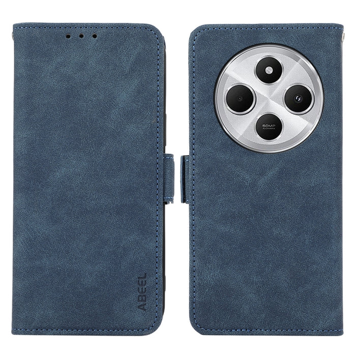 Funda de cuero para teléfono con tecnología RFID y imán esmerilado ABEEL, For Redmi K80 / K80 Pro, For Redmi Note 14 4G 164.84mm, For Redmi Turbo 4 Pro, For Redmi Turbo 4, For Redmi 14C 4G