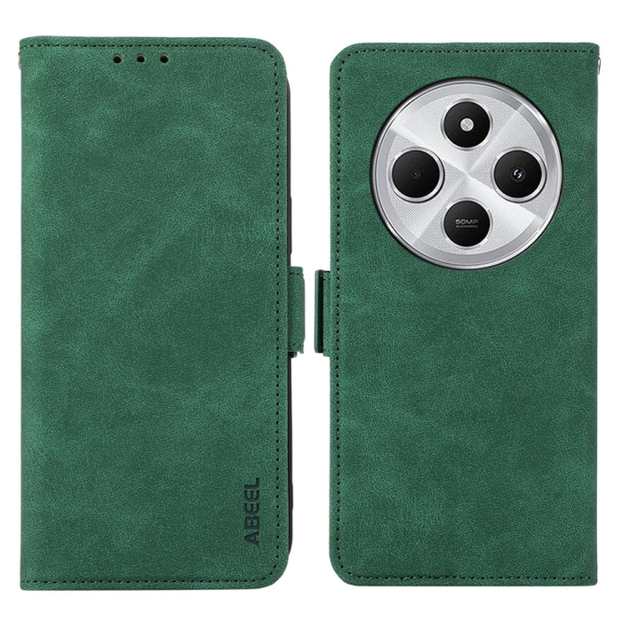 Funda de cuero para teléfono con tecnología RFID y imán esmerilado ABEEL, For Redmi K80 / K80 Pro, For Redmi Note 14 4G 164.84mm, For Redmi Turbo 4 Pro, For Redmi Turbo 4, For Redmi 14C 4G