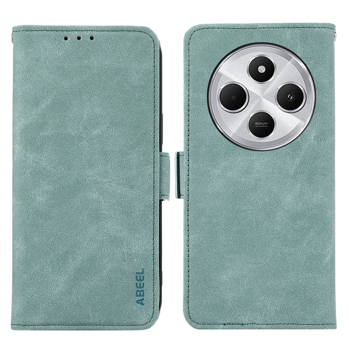 Funda de cuero para teléfono con tecnología RFID y imán esmerilado ABEEL, For Redmi K80 / K80 Pro, For Redmi Note 14 4G 164.84mm, For Redmi Turbo 4 Pro, For Redmi Turbo 4, For Redmi 14C 4G