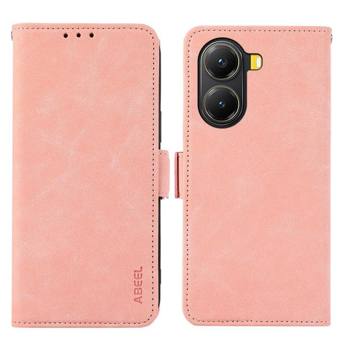 Funda de cuero para teléfono con tecnología RFID y imán esmerilado ABEEL, For Redmi K80 / K80 Pro, For Redmi Note 14 4G 164.84mm, For Redmi Turbo 4 Pro, For Redmi Turbo 4, For Redmi 14C 4G