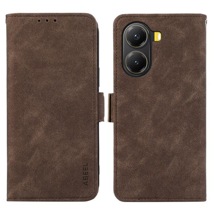 Funda de cuero para teléfono con tecnología RFID y imán esmerilado ABEEL, For Redmi K80 / K80 Pro, For Redmi Note 14 4G 164.84mm, For Redmi Turbo 4 Pro, For Redmi Turbo 4, For Redmi 14C 4G