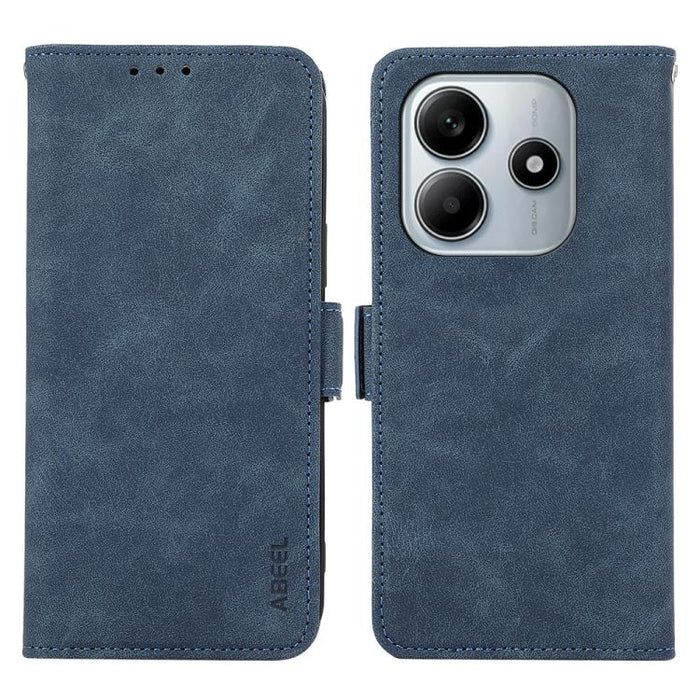 Funda de cuero para teléfono con tecnología RFID y imán esmerilado ABEEL, For Redmi K80 / K80 Pro, For Redmi Note 14 4G 164.84mm, For Redmi Turbo 4 Pro, For Redmi Turbo 4, For Redmi 14C 4G