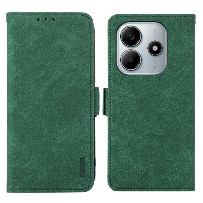 Funda de cuero para teléfono con tecnología RFID y imán esmerilado ABEEL, For Redmi K80 / K80 Pro, For Redmi Note 14 4G 164.84mm, For Redmi Turbo 4 Pro, For Redmi Turbo 4, For Redmi 14C 4G