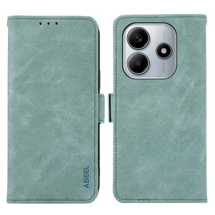 Funda de cuero para teléfono con tecnología RFID y imán esmerilado ABEEL, For Redmi K80 / K80 Pro, For Redmi Note 14 4G 164.84mm, For Redmi Turbo 4 Pro, For Redmi Turbo 4, For Redmi 14C 4G