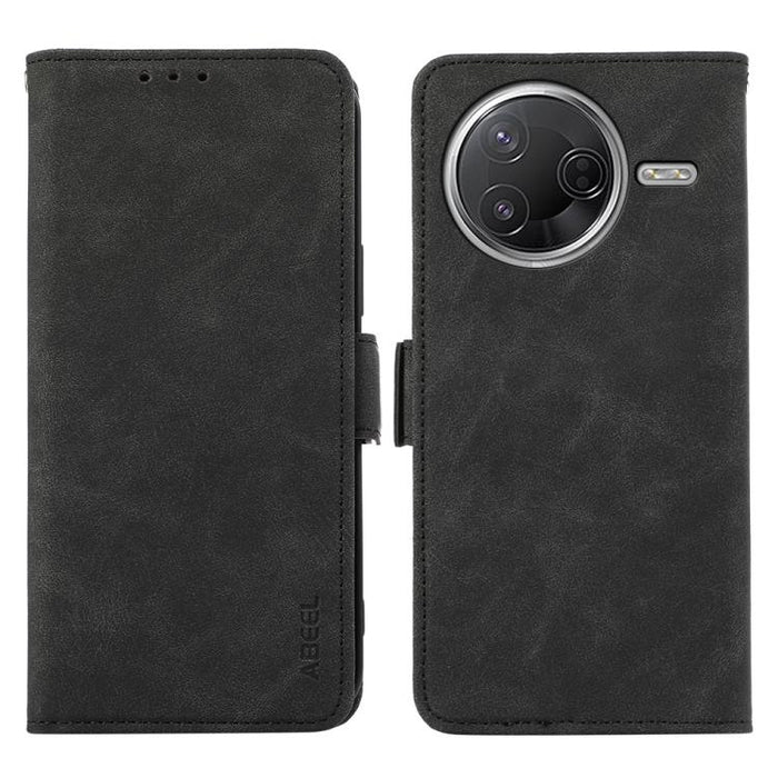 Funda de cuero para teléfono con tecnología RFID y imán esmerilado ABEEL, For Redmi K80 / K80 Pro, For Redmi Note 14 4G 164.84mm, For Redmi Turbo 4 Pro, For Redmi Turbo 4, For Redmi 14C 4G