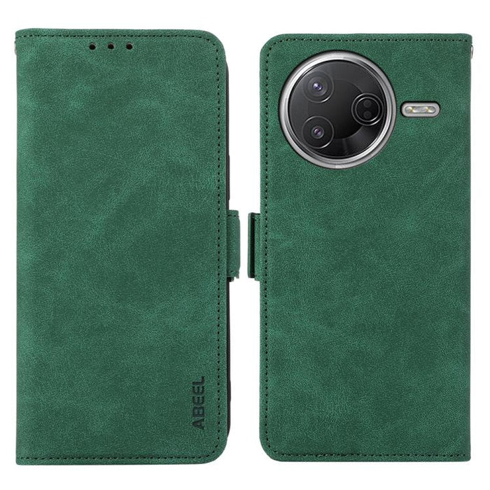 Funda de cuero para teléfono con tecnología RFID y imán esmerilado ABEEL, For Redmi K80 / K80 Pro, For Redmi Note 14 4G 164.84mm, For Redmi Turbo 4 Pro, For Redmi Turbo 4, For Redmi 14C 4G