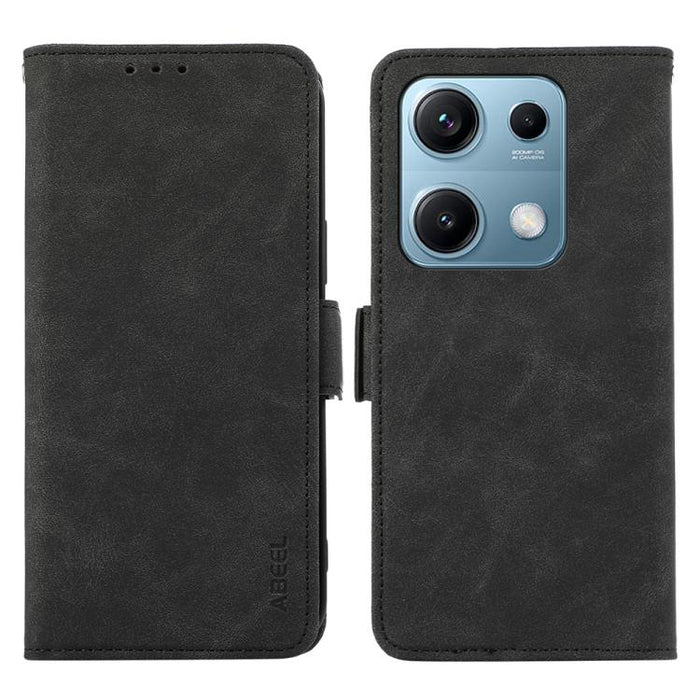 Funda de cuero para teléfono con tecnología RFID y imán esmerilado ABEEL, For Redmi A7 Pro 171mm/Poco C85x 5G, For Redmi Turbo 5 Max / Poco X8 Pro Max, For Redmi Turbo 5 5G / Poco X8 Pro 5G, For Redmi Note 15 Pro+ 5G Global 163.3mm                     ...