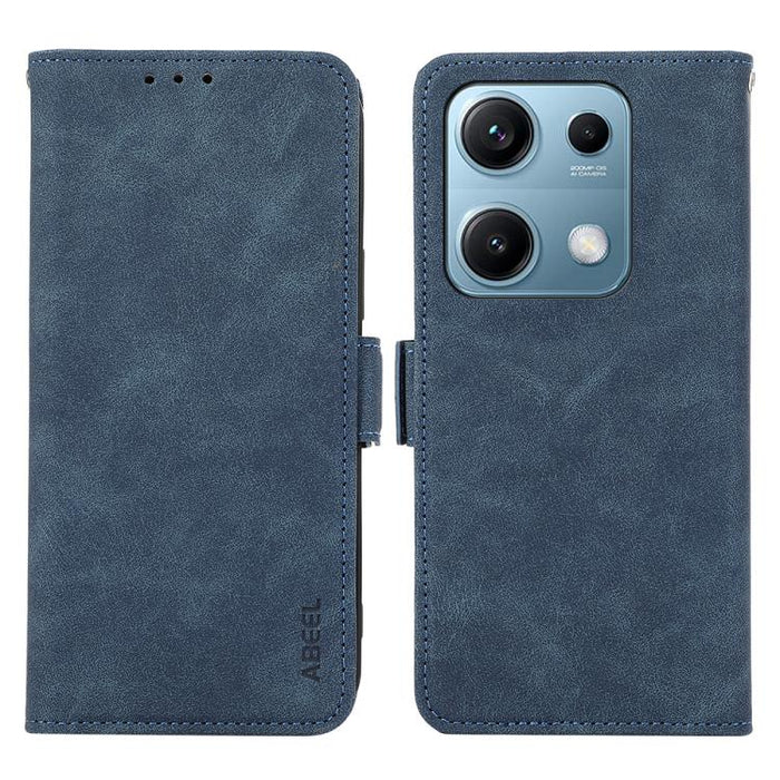 Funda de cuero para teléfono con tecnología RFID y imán esmerilado ABEEL, For Redmi A7 Pro 171mm/Poco C85x 5G, For Redmi Turbo 5 Max / Poco X8 Pro Max, For Redmi Turbo 5 5G / Poco X8 Pro 5G, For Redmi Note 15 Pro+ 5G Global 163.3mm                     ...