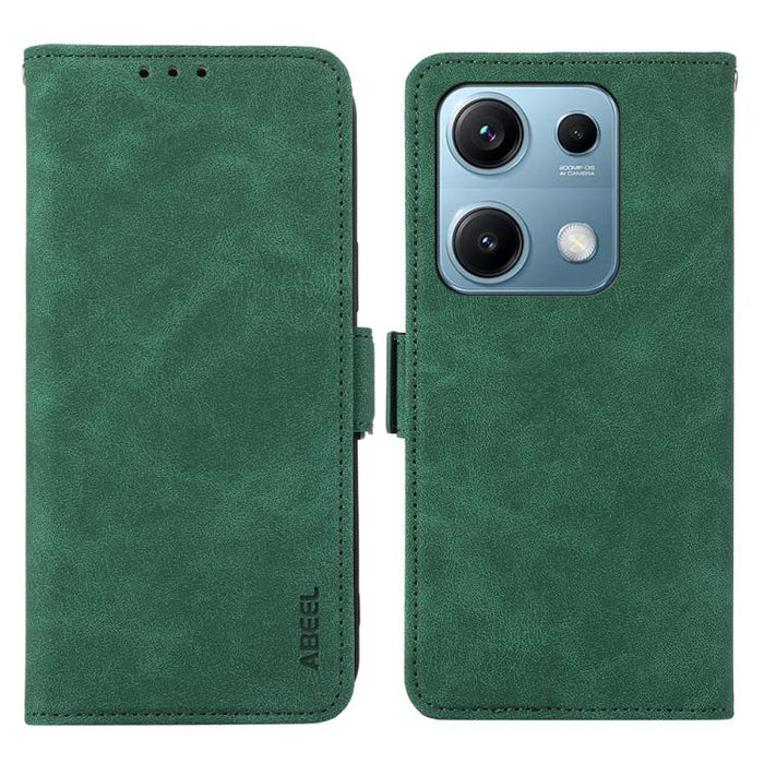 Funda de cuero para teléfono con tecnología RFID y imán esmerilado ABEEL, For Redmi A7 Pro 171mm/Poco C85x 5G, For Redmi Turbo 5 Max / Poco X8 Pro Max, For Redmi Turbo 5 5G / Poco X8 Pro 5G, For Redmi Note 15 Pro+ 5G Global 163.3mm                     ...
