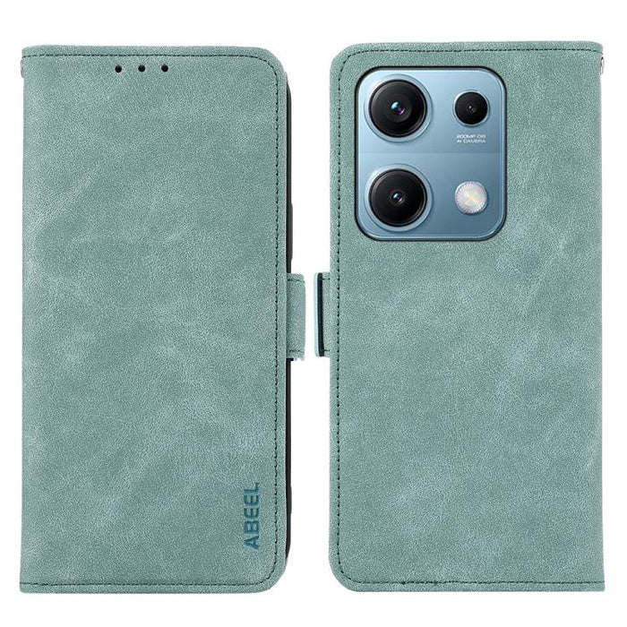 Funda de cuero para teléfono con tecnología RFID y imán esmerilado ABEEL, For Redmi A7 Pro 171mm/Poco C85x 5G, For Redmi Turbo 5 Max / Poco X8 Pro Max, For Redmi Turbo 5 5G / Poco X8 Pro 5G, For Redmi Note 15 Pro+ 5G Global 163.3mm                     ...