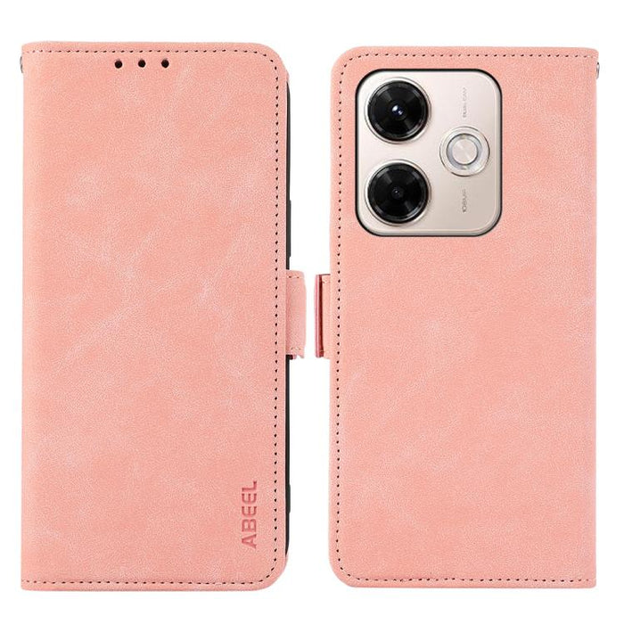 Funda de cuero para teléfono con tecnología RFID y imán esmerilado ABEEL, For Redmi A7 Pro 171mm/Poco C85x 5G, For Redmi Turbo 5 Max / Poco X8 Pro Max, For Redmi Turbo 5 5G / Poco X8 Pro 5G, For Redmi Note 15 Pro+ 5G Global 163.3mm                     ...
