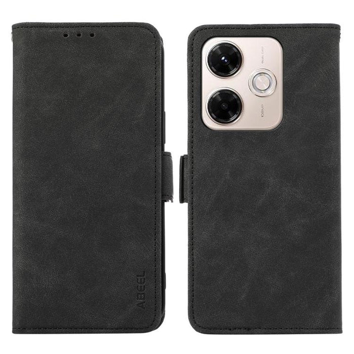 Funda de cuero para teléfono con tecnología RFID y imán esmerilado ABEEL, For Redmi A7 Pro 171mm/Poco C85x 5G, For Redmi Turbo 5 Max / Poco X8 Pro Max, For Redmi Turbo 5 5G / Poco X8 Pro 5G, For Redmi Note 15 Pro+ 5G Global 163.3mm                     ...