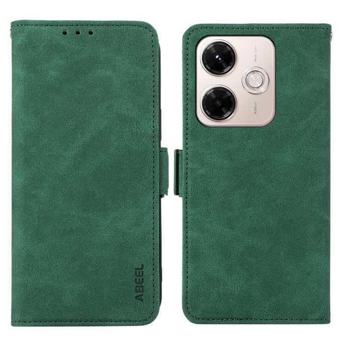 Funda de cuero para teléfono con tecnología RFID y imán esmerilado ABEEL, For Redmi A7 Pro 171mm/Poco C85x 5G, For Redmi Turbo 5 Max / Poco X8 Pro Max, For Redmi Turbo 5 5G / Poco X8 Pro 5G, For Redmi Note 15 Pro+ 5G Global 163.3mm                     ...