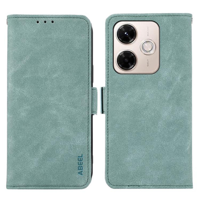 Funda de cuero para teléfono con tecnología RFID y imán esmerilado ABEEL, For Redmi A7 Pro 171mm/Poco C85x 5G, For Redmi Turbo 5 Max / Poco X8 Pro Max, For Redmi Turbo 5 5G / Poco X8 Pro 5G, For Redmi Note 15 Pro+ 5G Global 163.3mm                     ...