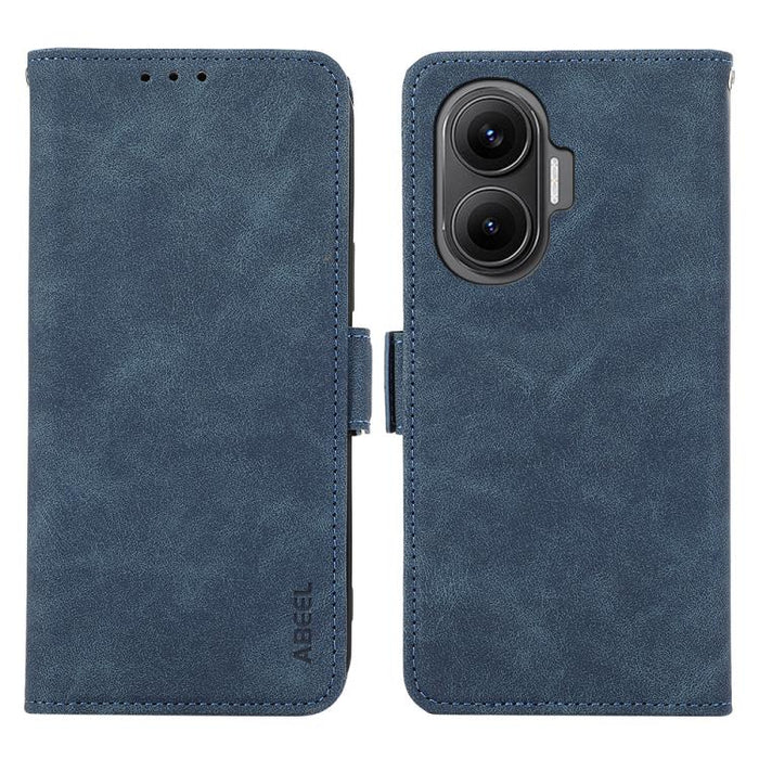 Funda de cuero para teléfono con tecnología RFID y imán esmerilado ABEEL, For Redmi K80 / K80 Pro, For Redmi Note 14 4G 164.84mm, For Redmi Turbo 4 Pro, For Redmi Turbo 4, For Redmi 14C 4G