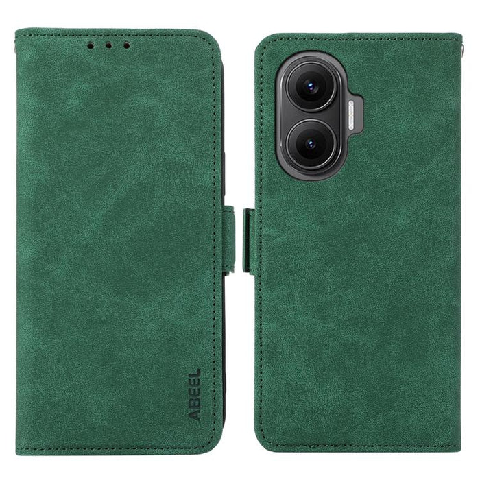 Funda de cuero para teléfono con tecnología RFID y imán esmerilado ABEEL, For Redmi K80 / K80 Pro, For Redmi Note 14 4G 164.84mm, For Redmi Turbo 4 Pro, For Redmi Turbo 4, For Redmi 14C 4G