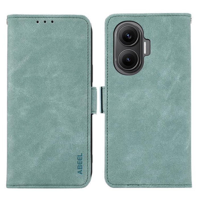 Funda de cuero para teléfono con tecnología RFID y imán esmerilado ABEEL, For Redmi K80 / K80 Pro, For Redmi Note 14 4G 164.84mm, For Redmi Turbo 4 Pro, For Redmi Turbo 4, For Redmi 14C 4G