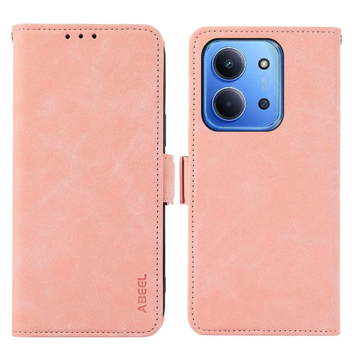 Funda de cuero para teléfono con tecnología RFID y imán esmerilado ABEEL, For Redmi A7 Pro 171mm/Poco C85x 5G, For Redmi Turbo 5 Max / Poco X8 Pro Max, For Redmi Turbo 5 5G / Poco X8 Pro 5G, For Redmi Note 15 Pro+ 5G Global 163.3mm                     ...