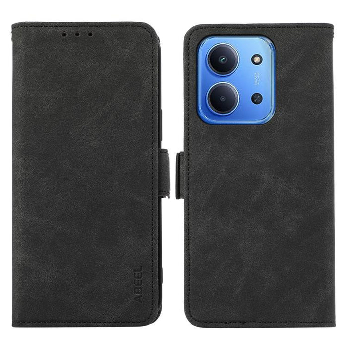 Funda de cuero para teléfono con tecnología RFID y imán esmerilado ABEEL, For Redmi A7 Pro 171mm/Poco C85x 5G, For Redmi Turbo 5 Max / Poco X8 Pro Max, For Redmi Turbo 5 5G / Poco X8 Pro 5G, For Redmi Note 15 Pro+ 5G Global 163.3mm                     ...